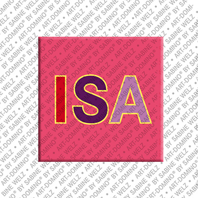 MAGNET-STORIES ISA - Magnet with the name ISA