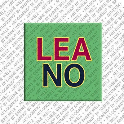 MAGNET-STORIES LEANO - Magnet with the name LEANO