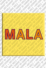 ART-DOMINO® BY SABINE WELZ MALA - Magnet with the name MALA