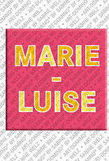 ART-DOMINO® BY SABINE WELZ MARIE-LUISE - Magnet with the name MARIE-LUISE