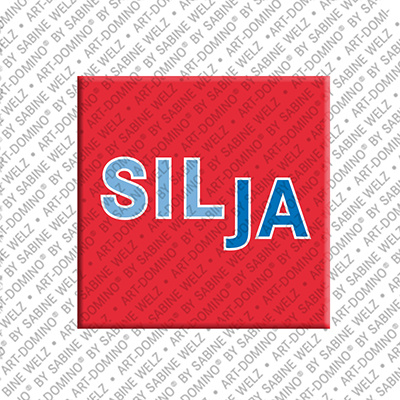 MAGNET-STORIES SILJA - Magnet with the name SILJA