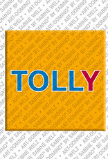ART-DOMINO® BY SABINE WELZ TOLLY - Aimant avec le nom TOLLY