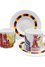 ART-DOMINO® BY SABINE WELZ Berlin Espressotasse 03 - Berlin-Collage