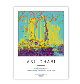 MAGNET-STORIES Plakat - Vereinigte Arabische Emirate - Abu Dhabi