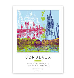 MAGNET-STORIES Plakat - Frankreich - Bordeaux