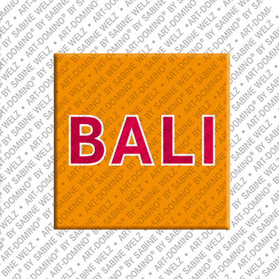 ART-DOMINO® BY SABINE WELZ Bali - Schriftzug