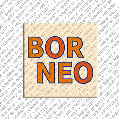 ART-DOMINO® BY SABINE WELZ Borneo - Lettrage
