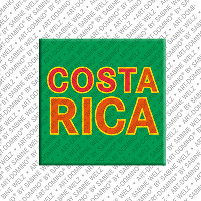 ART-DOMINO® BY SABINE WELZ Costa Rica - Lettrage