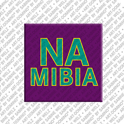 ART-DOMINO® BY SABINE WELZ Namibia - Lettering