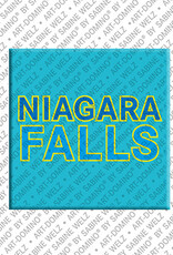 ART-DOMINO® BY SABINE WELZ Niagarafalls - Lettering