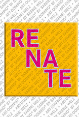 ART-DOMINO® BY SABINE WELZ Renate - Aimant avec le nom Renate