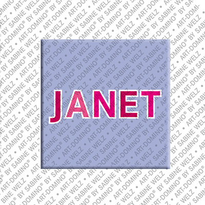 MAGNET-STORIES JANET - Magnet with the name JANET