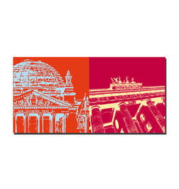 ART-DOMINO® BY SABINE WELZ Leinwandbild - Berlin - 69445