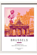 ART-DOMINO® BY SABINE WELZ Affiche - Belgique - Bruxelles