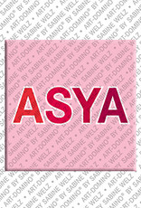 MAGNET-STORIES ASYA - Aimant avec le nom ASYA