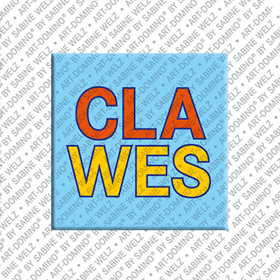 MAGNET-STORIES CLAWES - Magnet mit dem Vornamen CLAWES