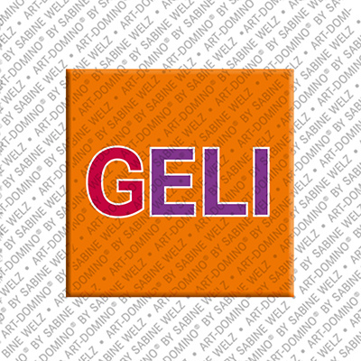 MAGNET-STORIES GELI - Magnet with the name GELI