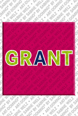 MAGNET-STORIES GRANT - Magnet with the name GRANT