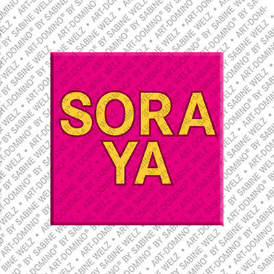 MAGNET-STORIES SORAYA - Magnet mit dem Vornamen SORAYA
