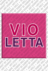 MAGNET-STORIES VIOLETTA - Magnet mit dem Vornamen VIOLETTA