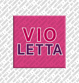 ART-DOMINO® BY SABINE WELZ Aimant - VIOLETTA