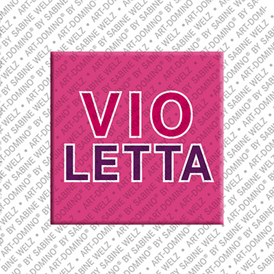 MAGNET-STORIES VIOLETTA - Magnet mit dem Vornamen VIOLETTA