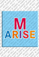 ART-DOMINO® BY SABINE WELZ MARISE - Magnet with the name MARISE