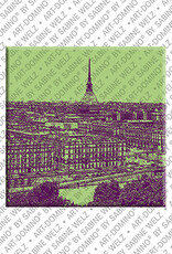 MAGNET-STORIES Turin - Vue sur Turin depuis le Monte dei Cappuccini