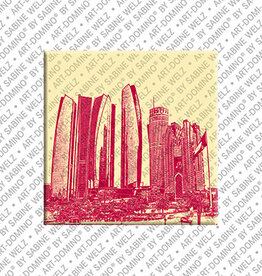 ART-DOMINO® BY SABINE WELZ Magnet - United Arab Emirates - Abu Dhabi - 06