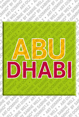 ART-DOMINO® BY SABINE WELZ Abu Dhabi - Schriftzug