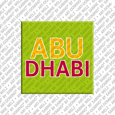 MAGNET-STORIES Abu Dhabi - Schriftzug