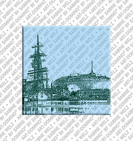 ART-DOMINO® BY SABINE WELZ Aimant - Allemagne - Bremerhaven - 01