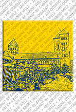 ART-DOMINO® BY SABINE WELZ Osnabrück - Giebelhäuser am Marktplatz