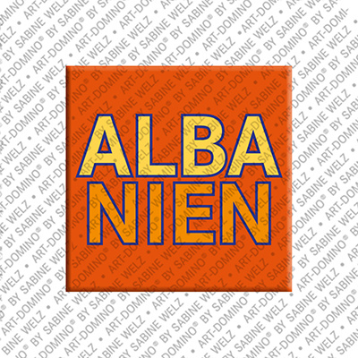 MAGNET-STORIES Albanien – Schriftzug