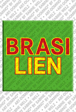 ART-DOMINO® BY SABINE WELZ Brasilien – Lettrage