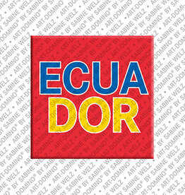 ART-DOMINO® BY SABINE WELZ Magnet - Ecuador