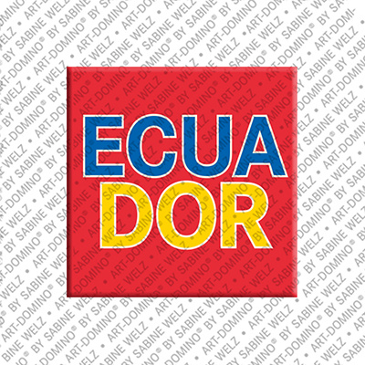 ART-DOMINO® BY SABINE WELZ Ecuador – Lettrage
