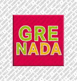 ART-DOMINO® BY SABINE WELZ Magnet - Grenada