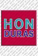 ART-DOMINO® BY SABINE WELZ Honduras – Schriftzug