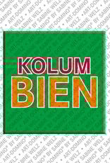 ART-DOMINO® BY SABINE WELZ Kolumbien – Lettering