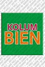 ART-DOMINO® BY SABINE WELZ Kolumbien – Lettrage