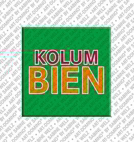 ART-DOMINO® BY SABINE WELZ Aimant - Kolumbien