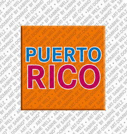 ART-DOMINO® BY SABINE WELZ Aimant - Puerto Rico