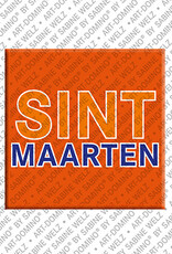 MAGNET-STORIES Sint Maarten - Schriftzug