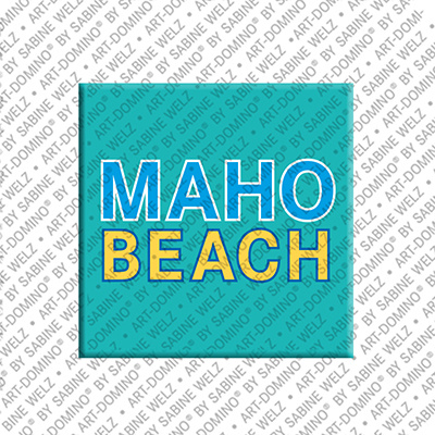 MAGNET-STORIES Maho Beach - Schriftzug