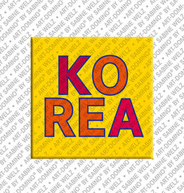 ART-DOMINO® BY SABINE WELZ Aimant - Korea