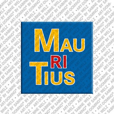 ART-DOMINO® BY SABINE WELZ Mauritius – Lettrage