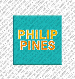 ART-DOMINO® BY SABINE WELZ Magnet - Philipines