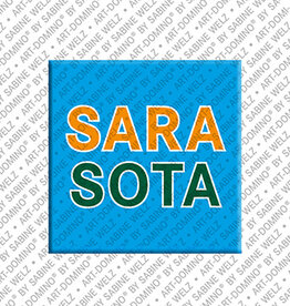 ART-DOMINO® BY SABINE WELZ Magnet - USA - Sarasota - 00