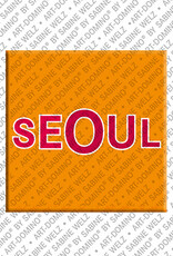 ART-DOMINO® BY SABINE WELZ Seoul - Lettering